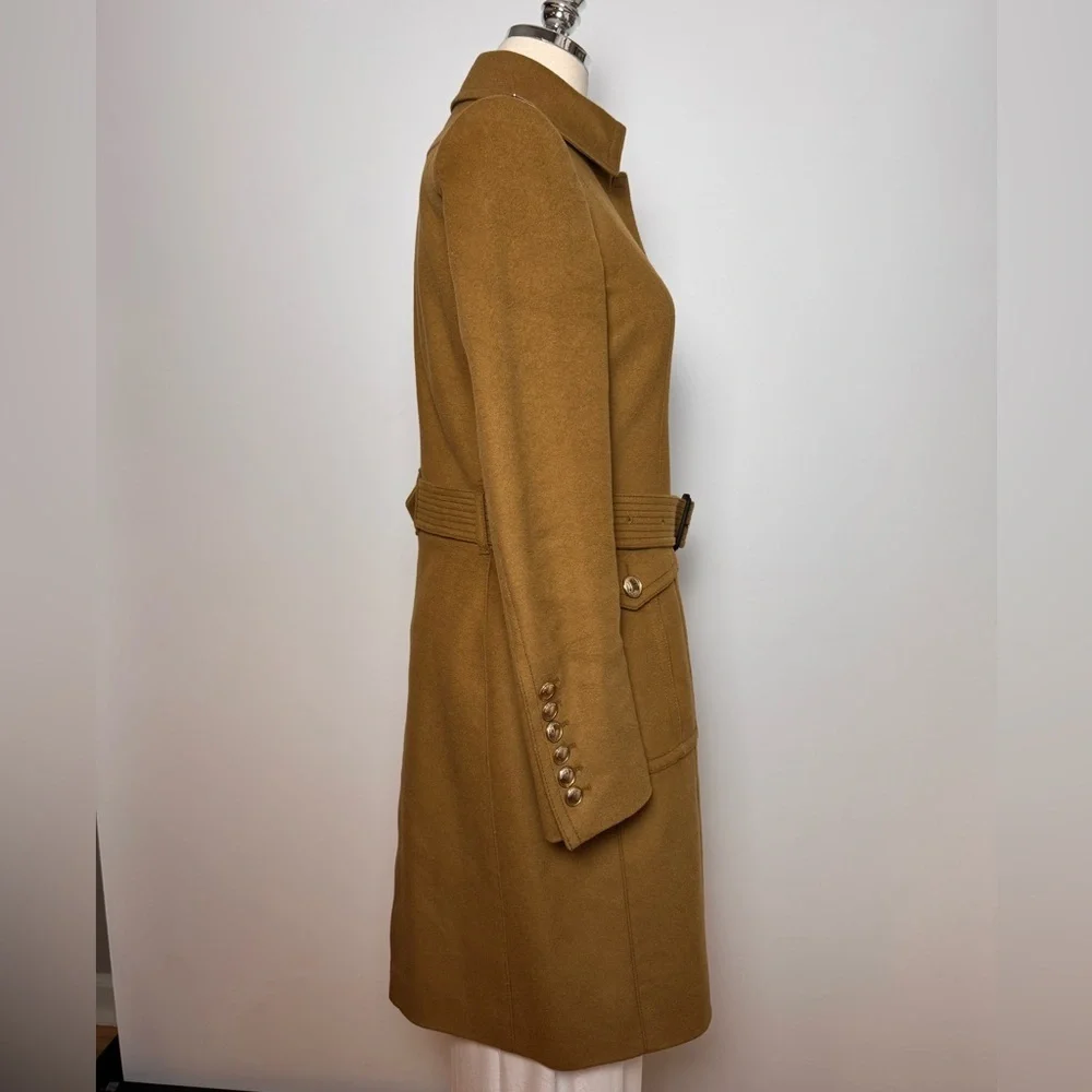 Burberry Wool Cashmere Military Coat Size 6